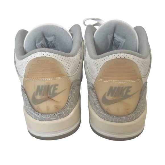 NIKE AIR JORDAN 3 Retro Craft Shoes Ivory/Grey Mist-Cream LIMITED EDITION 8.5 main image 5